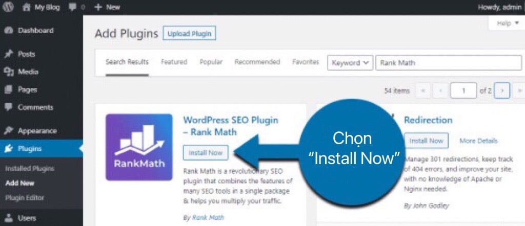 Cài đặt Plugin Rank Math SEO