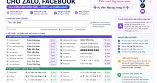 Tạo Kiểu Chữ Đẹp Cho Zalo, Facebook – 24+ Kiểu Chữ Độc Đáo, Copy Là Dùng Ngay